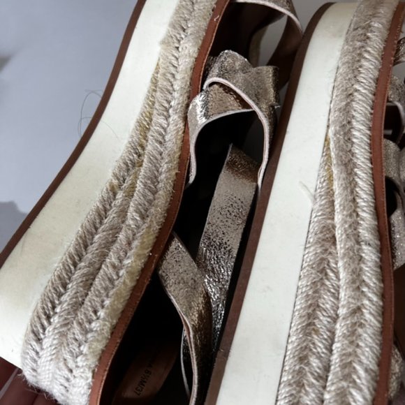 Lucky Brand Gold Strappy Sandals - Picture 5 of 6